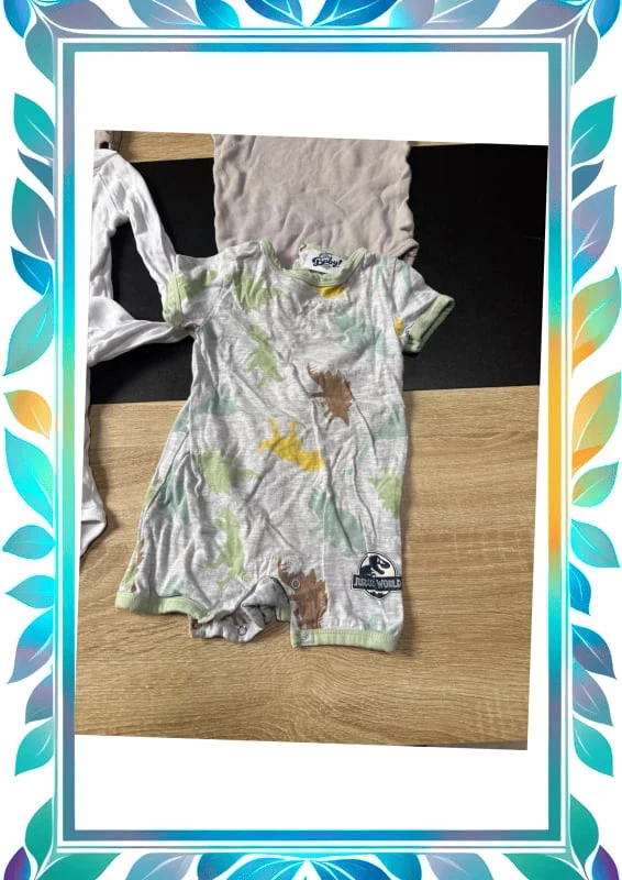 Lot body's met lange en korte mouwen 6 maanden – photo 6
